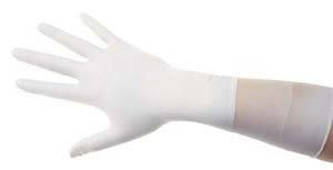QRP Gloves Qualatrile XC White Nitrile 12" Cleanroom Lg