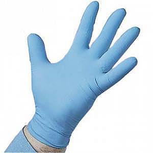 QRP 4BQF09S Blue Nitrile Gloves (Pack of 100)